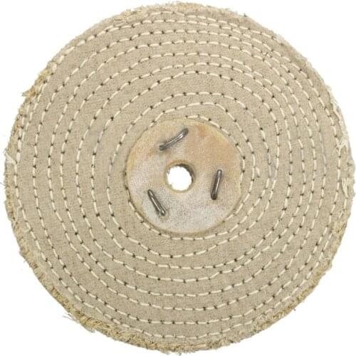 150*20mm 6'' Sisal Cloth Buffing Wheel For Stainless Steel Metal Polishing Tool