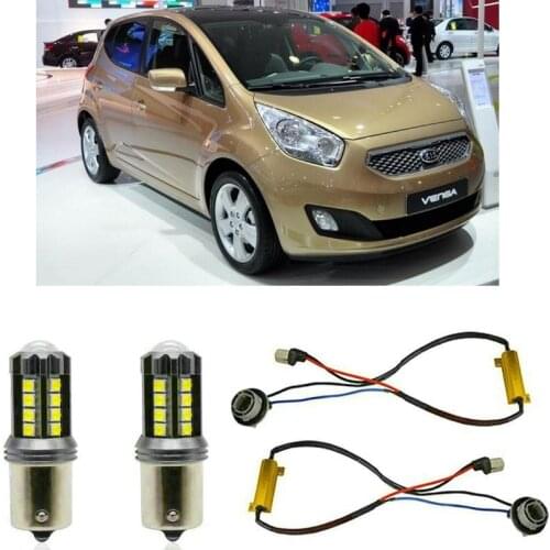 Fog lamps for Kia VENGA YN Hatchback 2010.2 - Stop lamp Reverse Back up bulb Front Rear Turn Signal error free 2pc