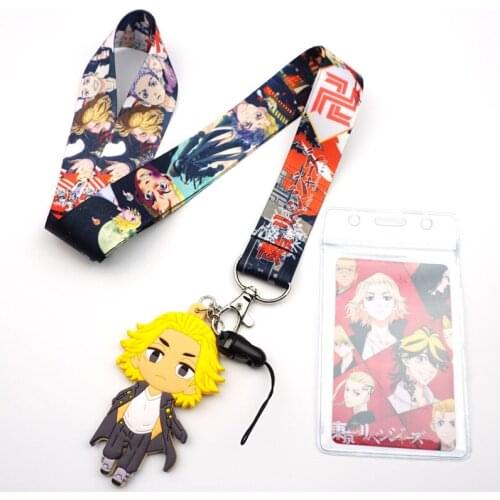 Anime Tokyo Revengers Neck Strap Lanyard for Keys USB ID Card Badge Holder Mobile Phone Straps Necklace Keychain Gift