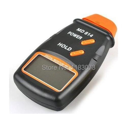 4 Pins Handheld Digital LCD Wood Moisture Meter Humidity Tester MD814 Range: 5% to 40% Date Hold Function FreeShipping