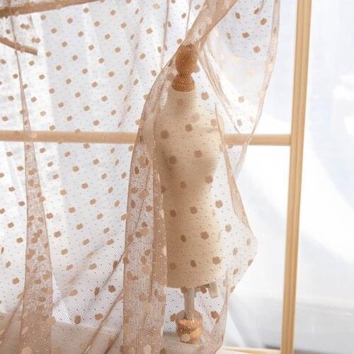 Dot Mesh Lace Fabric Guangzhou Lace Designer Tissue For Sewing Dress Summer Sewing Material TJ0540-1