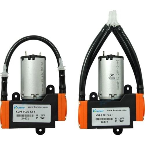 Brush 9W 12V/24V Vacuum Pump with Negative Pressure -70Kpa Mini Vacuum Pump 600L/H Flow Min