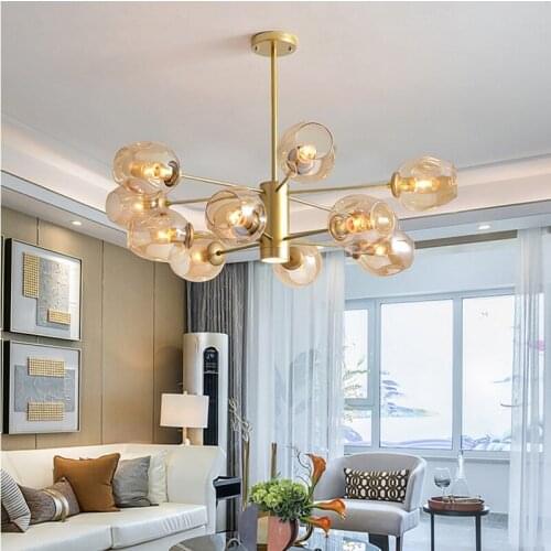 Modern Art Deco Chandelier Lighting Dining Room Decoration Lamp Living Room Chandeliers Indoor Kitchen Hanging Lights Fixtures