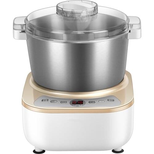 220V 5L Household Electric Dough Mixer Automatic Dough Fermentation / Mixing Machine White/Pink Color Available