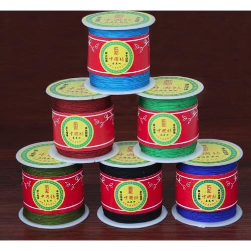 Thinnest 0.4MM Turquoise Fuchsia White Pink 18 colors 150 yards/roll string rope cords for jewelry necklace bracelet making