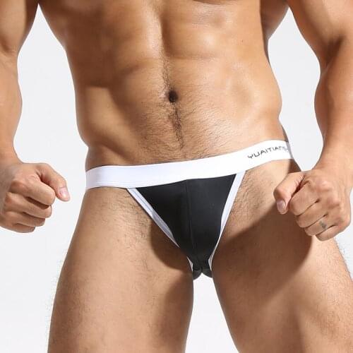 Mens Sexy Underwear Briefs Bikini Gay Men Underwear Men Thong Homme Jockstrap Mens Briefs Male Sexy U Convex Panties
