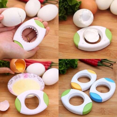 Egg Peeler Egg Cutter Kitchen Gadget Convenient Not To Hurt The Hand Egg Opener Cut Egg Shell Reliable Tool Family Essential