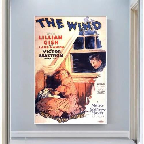 V0480 The Wind Vintage Classic Movie Wall Silk Cloth HD Poster Art Home Decoration Gift