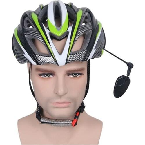 Bicycle Mirror Lightweight aluminum Bike Helmet Flexible 360 Degree Adjustable Rear View Mirror Outdoor Cycling Bike Accessories