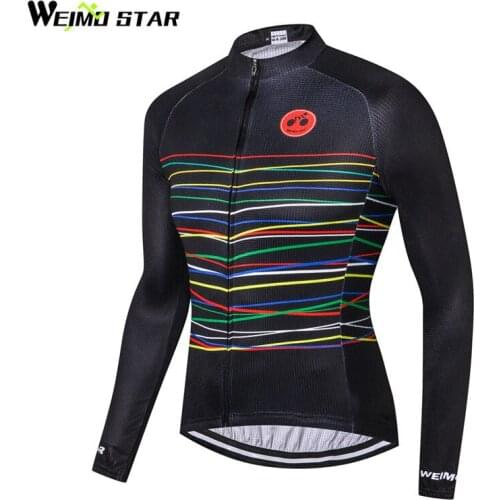 Weimostar 2021 Long Sleeve Cycling Jersey pro Team Racing Sport Bicycle Clothing Ropa Ciclismo Raod mtb Bike Jersey Cycling Wear