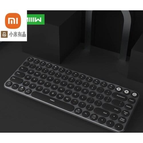 Youpin miiiw Bluetooth dual-mode keyboard 85 Bluetooth and USB two connection 8° angle metal panel