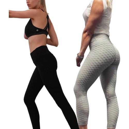 Women Yoga Pants High Waist Solid Color Fitness Leggings Sports Running Pants For Ladies 2021 New Fashion