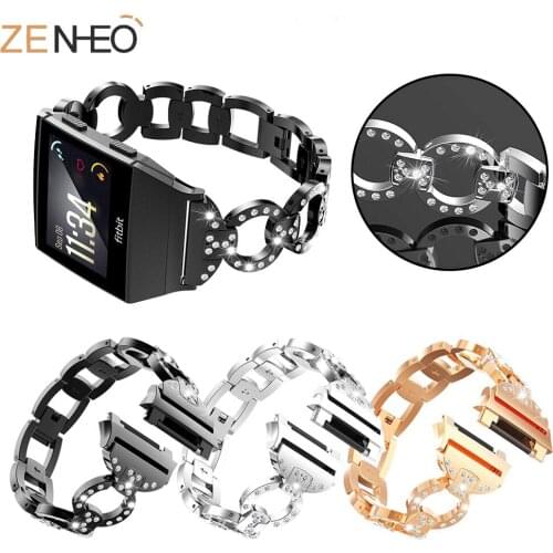 Womens Bracelet Metal band For Fitbit Ionic wristband Replacement watches strap For Fitbit Ionic Wrist Straps watch Band belt