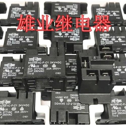 832aw-1c-f-c1 24 VDC relay 30A 5-pin t9ap5d52-24