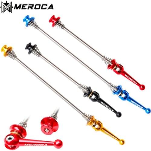 Titanium Alloy Shaft Quick Release Rod Axis Hub Ultra Light Quick Release Lever Poles Folding Mountain Bike Bicycle Sapre Parts