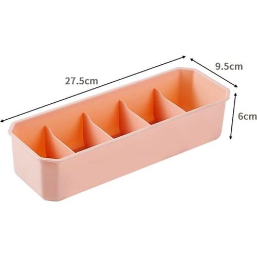 Socks Storage Box Stackable Fashion Portable Bra Underwear Storage Organizer Compartment Case