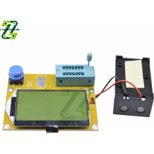 LCR-T4 Transistor Tester M328 Digital Transistor Tester Diode Triode Capacitance Meter With Battery Base