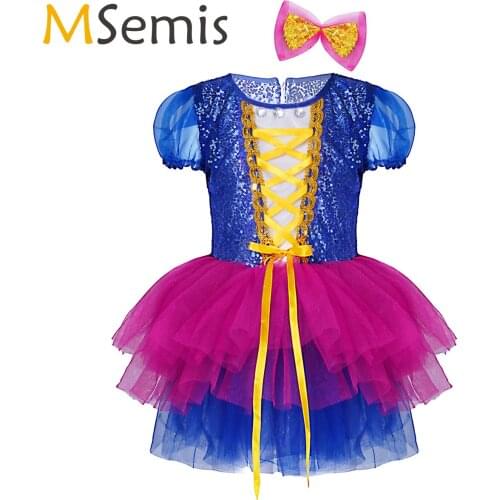 2021 Summer Kids Tutu Ballet Dance Dress Girl Princess Dress Cosplay Clothes Childrens Performance Costume Ballet Skirt