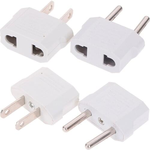 European plug US plug European standard rounded flat power plug Plug adapter Socket conversion plug