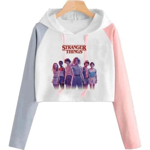 Stranger Things Hoodie Woman Hooded Hoodies Kpop Sweatshirts Kawaii Korean Oversized Harajuku Hip Hop Hoodie Sweatshirt Men