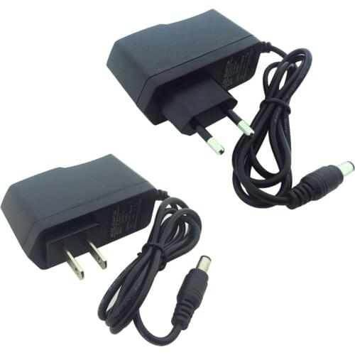 DC 5 volt switching power supply 5VDC 1000mA 5V Adapter AC 100V - 240V Input 5.5/2.1 5.5/2.5 EU US Plug
