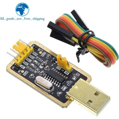 TZT CH340 Module Instead of PL2303 CH340G RS232 to TTL Module Upgrade USB to Serial Port In Nine Brush Plate for arduino Diy Kit