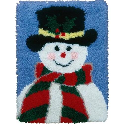 Latch Hook Rug Kits"Pink cat"knitted carpet embroidery Crocheting needle for carpet embroidery Yarn Foamiran for crafts crochet