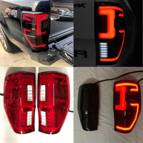 LED TAIL LIGHTS LED REAR BRAKE LIGHTS REVERSE TURNNING SIGNAL LIGHTS FIT FOR RANGER T6 T7 T8 TXL RAPTOR 2012-2019 CAR REAR LAMPS