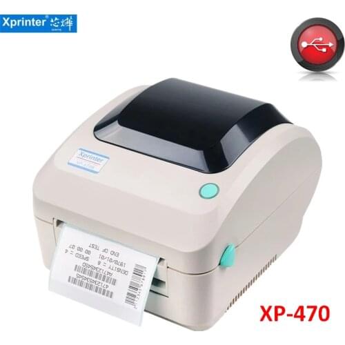 Xprinter 470B 20-100mm Width high speed 150mm/s Printer Labels USB For Shipping Lable Printing
