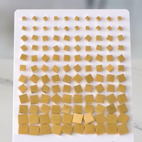 60 Pairs Square Stud Earrings for Women 316L Stainless Steel Gold/Silver/Rose Gold/Black Earrings Fashion Jewelry Accessories