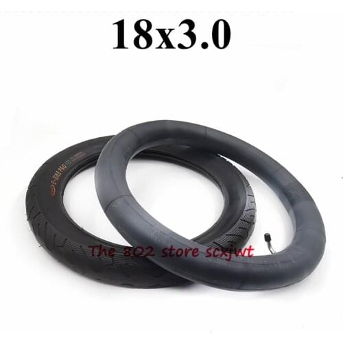 18x3.0 Tyre Inner Tube Fits for Electric Vehicle, Electric Tricycle 18*3.0 Off-road Tire Monowheel 18 Inch Tyre