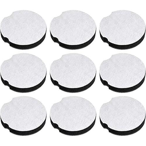 9 Pack Upright Vacuum Filter for Bissell PowerForce Compact Lightweight Vacuum Cleaner, Fit for Part 1604896/160-4896