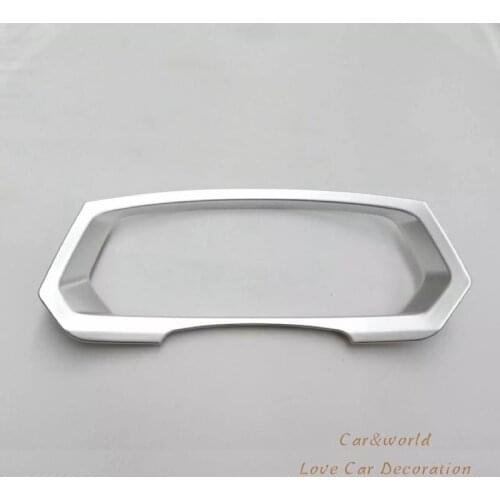 For Volkswagen VW Tiguan L 2017 Second Generation Interior Instrument table box Cover Trim ABS Chrome Decoration Car Accessories