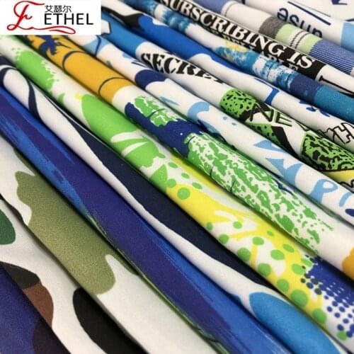 Ethel Direct Selling New Chinese Style Printing Peach Skin Plush Quick Drying Multi-Color Pattern Optional Beach Pants Fabric