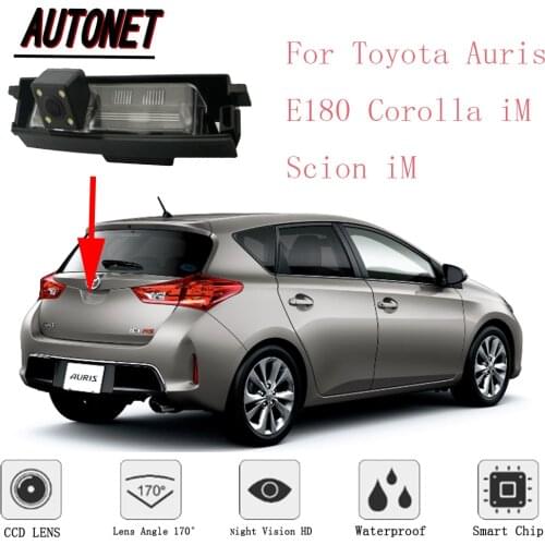 AUTONET rear camera For Toyota Auris E180 Corolla iM Scion iM Corolla/Reverse Camera/CCD/Night Vision license plate Camera