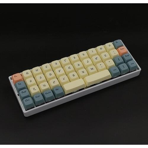 West World Robin Macaron Bee Honey Baby Canvas Keycap For Cherry Gateron Kailh TTC Switch TU40 Mechanical Keyboard XDA Key Cap