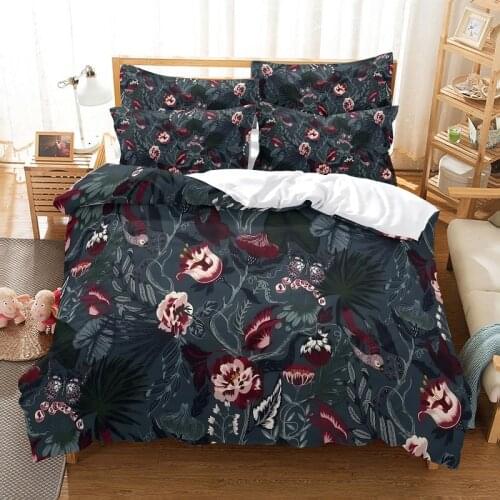 Bedding set duvet cover set 3d bedding digital printing bed linen queen size bedding set fashion design