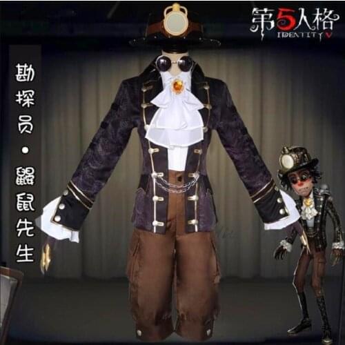 Game Identity V Cosplay Costume Prospector Norton Campbell Cosplay Costume Mr.Mole Skin Costumes Uniforms Suits Anime Cosplay