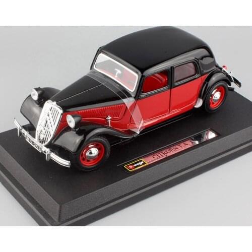 1/24 scale mini bburago classics vintage citroen TA 15CV 1938 Traction Avant automobile model Diecast Vehicle toy thumbnails boy
