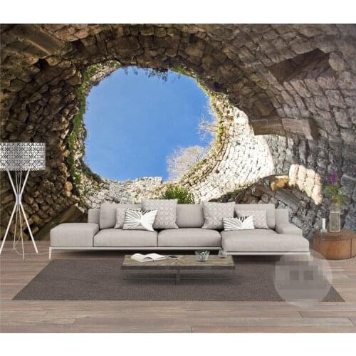 The hole wall mural wallpaper 3 d sitting room the bedroom TV setting wall wallpaper family wallpaper for walls 3 d