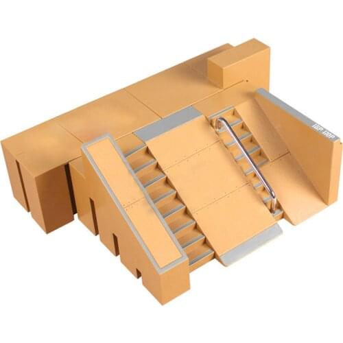 New Skate Park Kit Ramp Parts For Fingerboard Excellent Extreme Sports Enthusiasts Suitable For All Ages Gifts