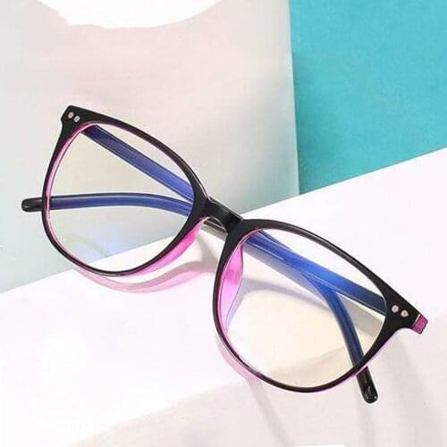 Round Full Frame Reading Glasses Women&Men Clear Lens Presbyopic with Diopter Eyewear Frame Myopia Frame Unisex