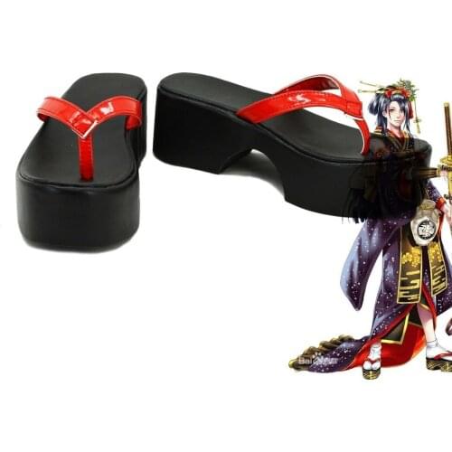 Touken Ranbu Online Game Jiroutachi Cosplay Shoes Boots Custom Made