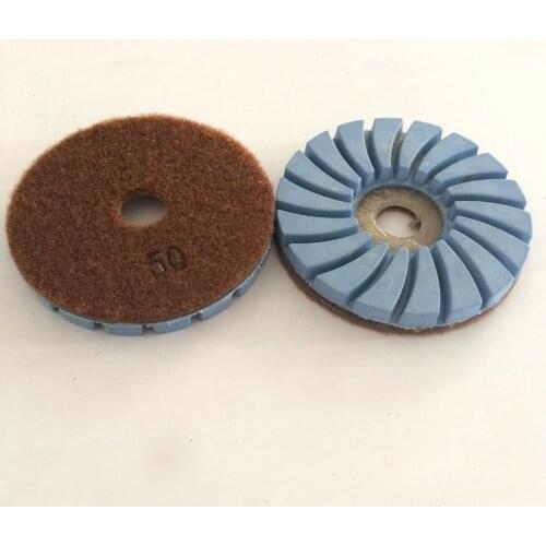 4"/100mm Diamond Granite Wet Resin Floor Polishing Pads