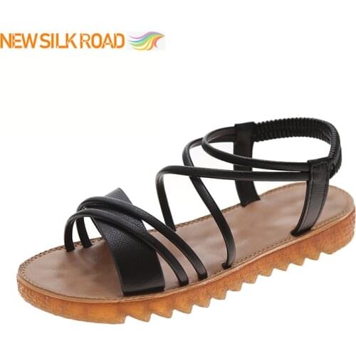 2021 Brand New Women Flat Sandals Summer Fashion Shoes Gladiator Non Slip Beach Zapatos Deportivos Para Mujer Femmer Chaussure