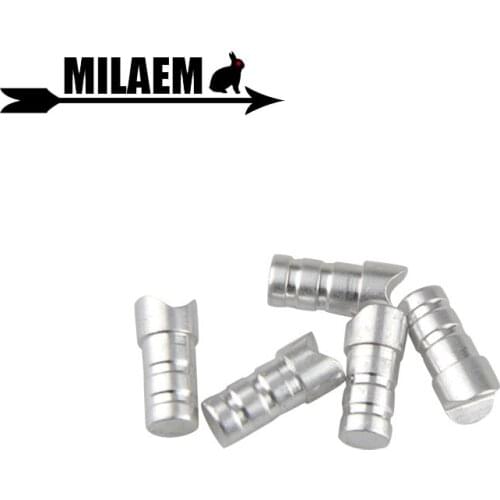 12/50pcs Archery Crossbow Arrow Nock Aluminum Arrow Tails Fit ID 7.6mm Arrow Shaft Hunting Shooting Bow And Arrow Accessories