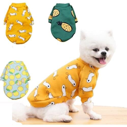Dog Warm Clothes Pet Winter Cartoon Pullover Coat Puppy Fashion Hoodie Cat Outdoor Jumpsuit Chihuahua Costume Pet Supplies