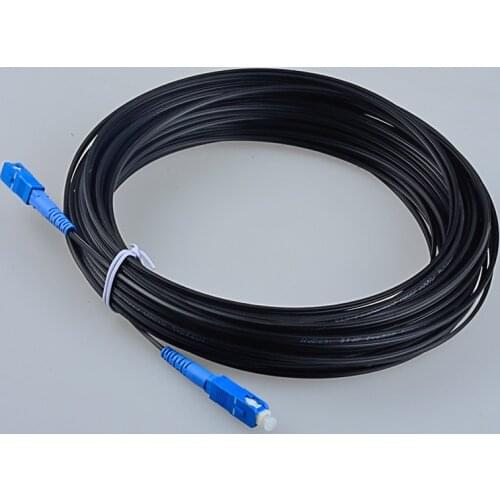 High Quality 5PCS SC UPC 15M Simplex Singlemode fiber optic patch cord Cable Outdoor SC UPC FTTH Fiber optic jumper cable