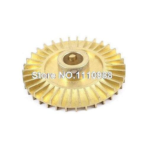 Water Pump Spare Part Double Side Brass Impeller Wheel 52mm Dia