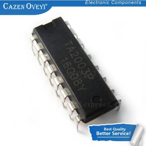 10pcs/lot TA2003AP TA2003P TA2003 DIP-16 In Stock